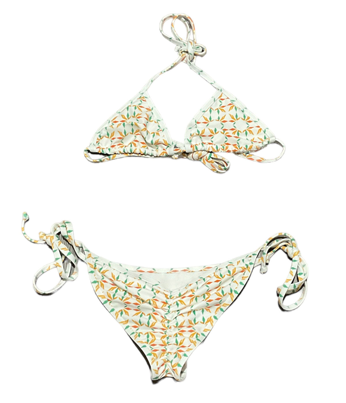 Two Piece Bikini Set - Scrunch Bottom