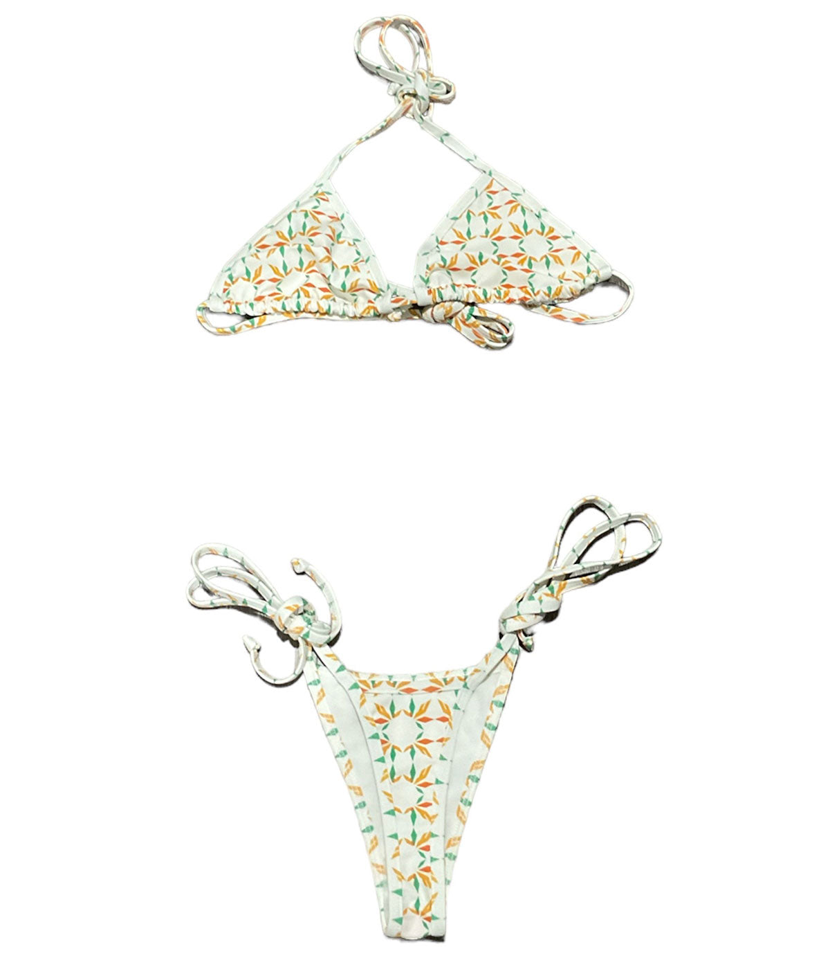 Two Piece Bikini Set - Thong