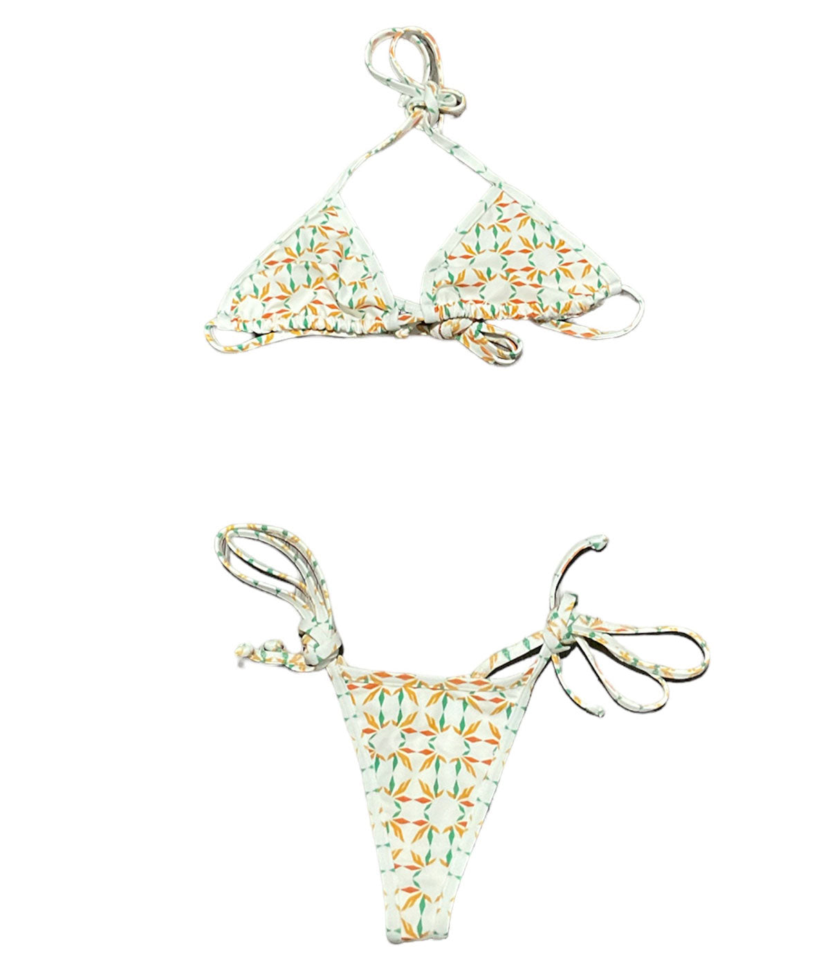 Two Piece Bikini Set - Thong